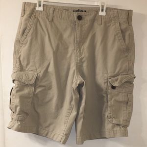 Urban Pipeline Khaki Cargo Shorts Size 38